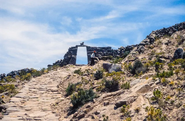 Taquile - island in Lake Titicaca