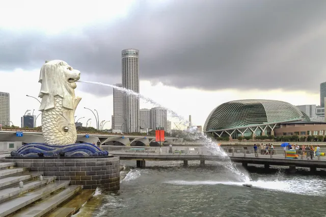 The Merlion, symbol of Singapore