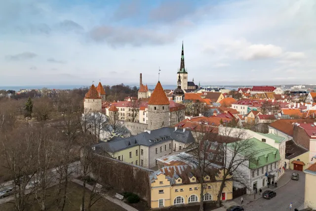 Blick auf die Altstadt von Tallinn