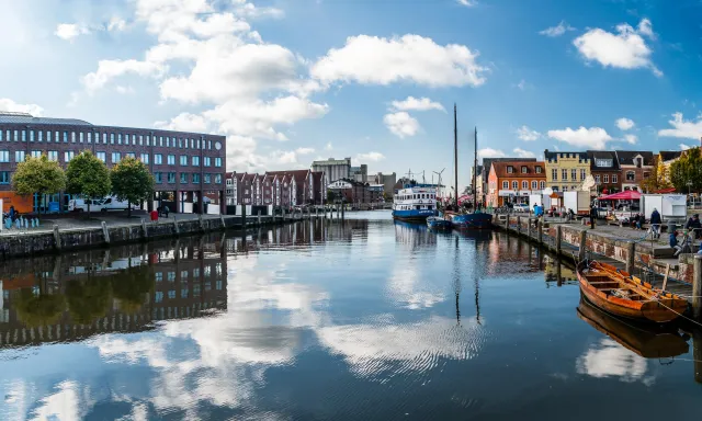 Der Hafen von Husum