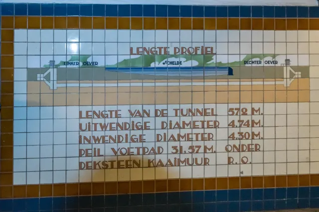 Sint Anna tunnel under the Scheldt