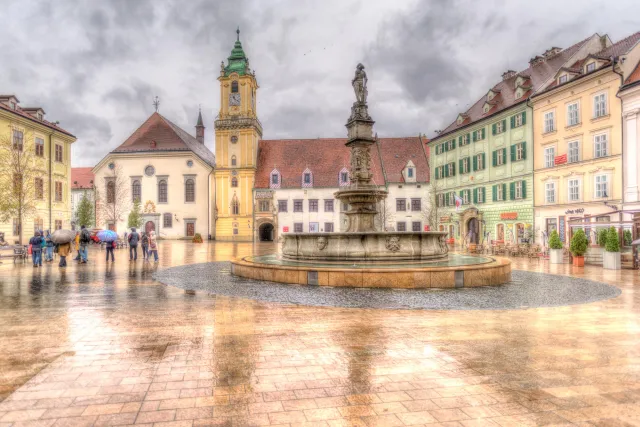 In der Altstadt von Bratislava