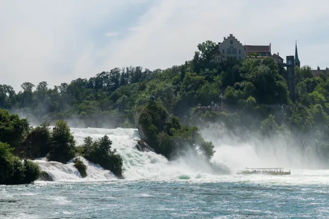 The Rhine Falls near Schaffhausen