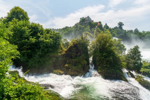 The Rhine Falls near Schaffhausen