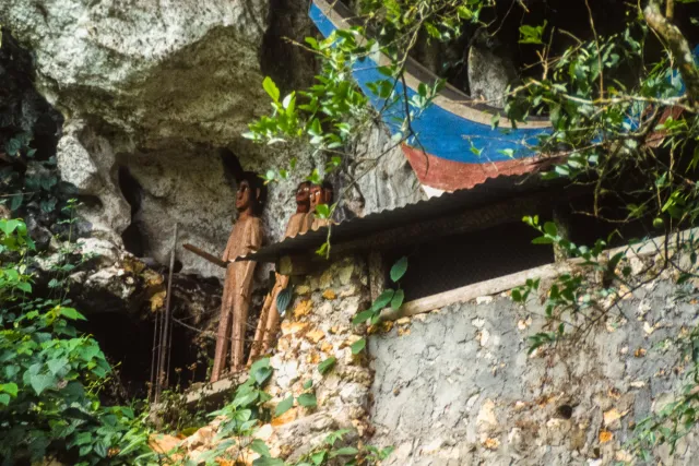 Tau-Taus, Grabfiguren, im Hochland Tanah Toraja auf Sulawesi  