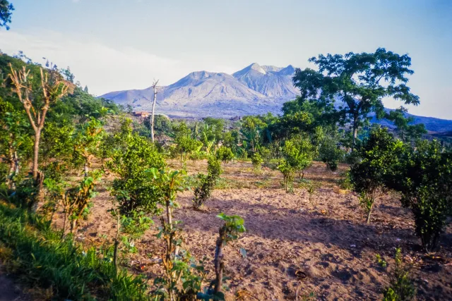 The climb to the summit of Batur