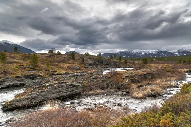 The landscapes of the Valdresflye mountain plateau