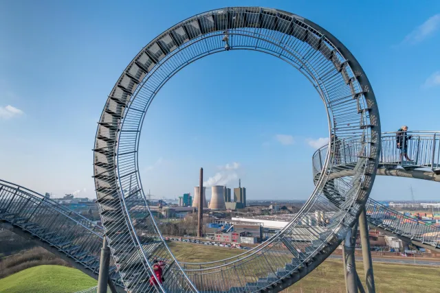 Tiger and Turtle by day on the Heinrich-Hildebrand-Höhe in Duisburg