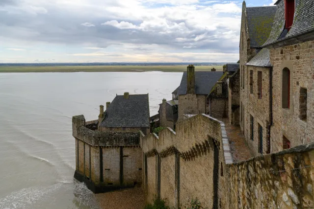 Interior views of Mont Saint Michel