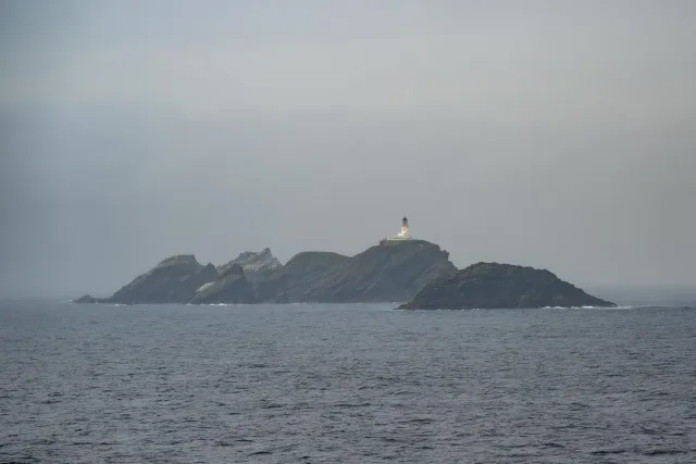 Der Muckle-Flugga-Leuchtturm 